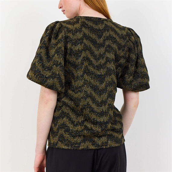 Levete Room LR-JONE 4 Bluse, Black Combi